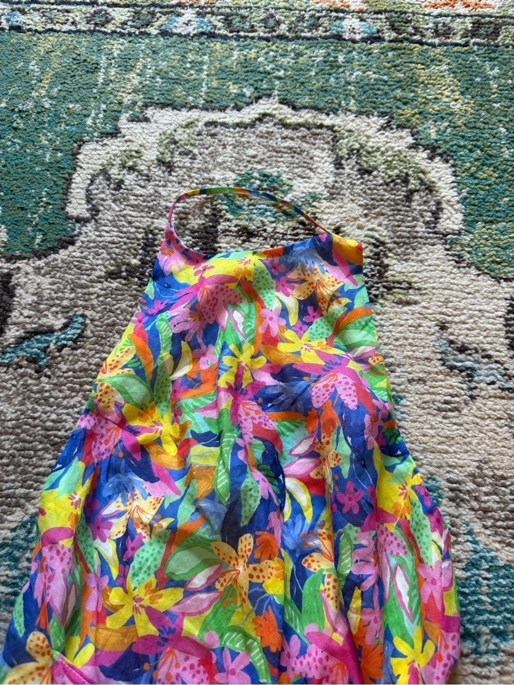 Amanda Uprichard Marin Dress Paradiso Floral Print REVOLVE NWT Halter Mini Dress - Picture 6 of 12